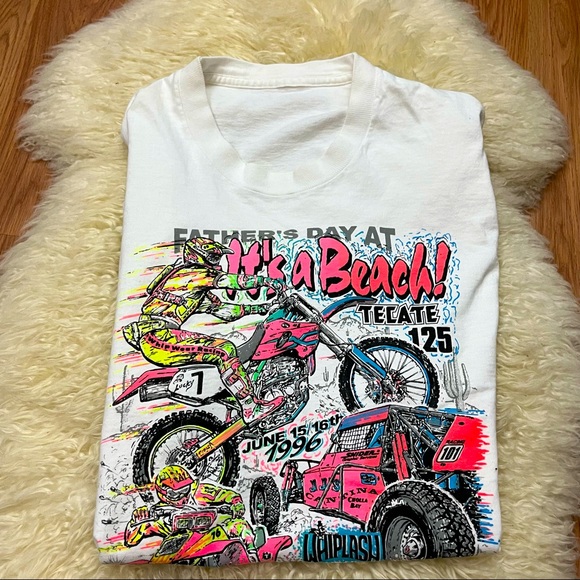 Vintage Other - Vintage 1996 Single Stitch Mexico Fathers Days Tourist T-shirt 3D Textured S/M